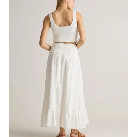 Quince Ivory Maxi Skirt - Picture 8 of 10